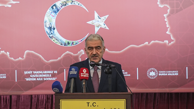 Bursa'da şehit yakınları ve gaziler için iftar programı düzenlendi