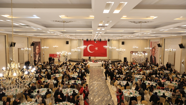 Bingöl'de şehit aileleri ve gaziler için iftar programı düzenlendi