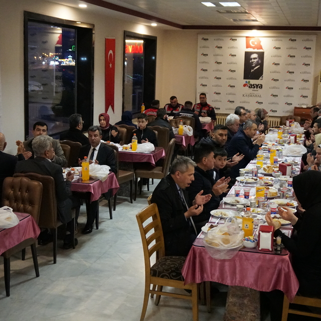 Osmancık'ta şehit aileleri ve gaziler "Büyük Aile Sofrası"nda buluştu