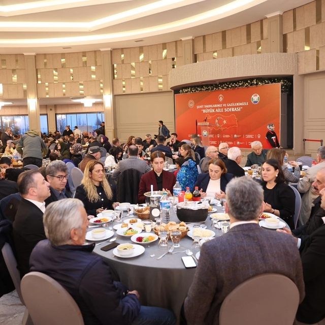 Rize'de şehit aileleri ve gaziler iftar sofrasında buluştu