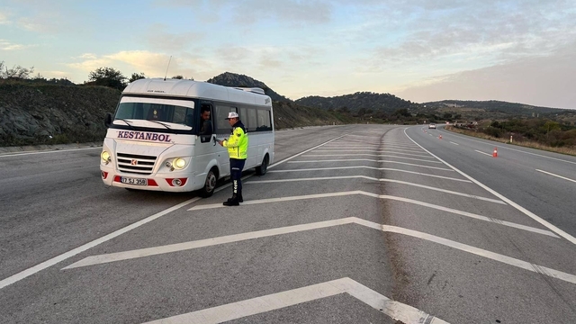 Çanakkale'de 509 araç trafikten men edildi