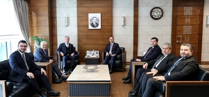 Başkan Büyükkılıç, Bakan Kacır ile görüştü