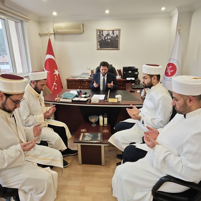 Şaphane'de yeni göreve başlayan din görevlileri için tören düzenlendi