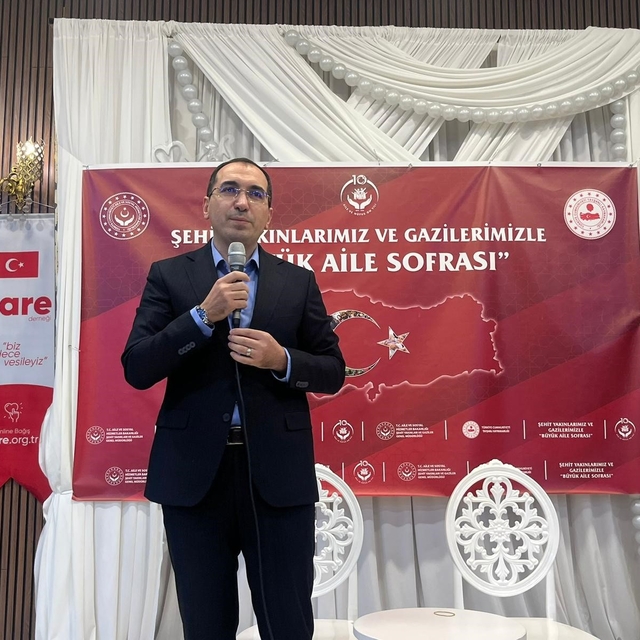 Şehit yakınları ve gaziler gönül sofrasında buluştu