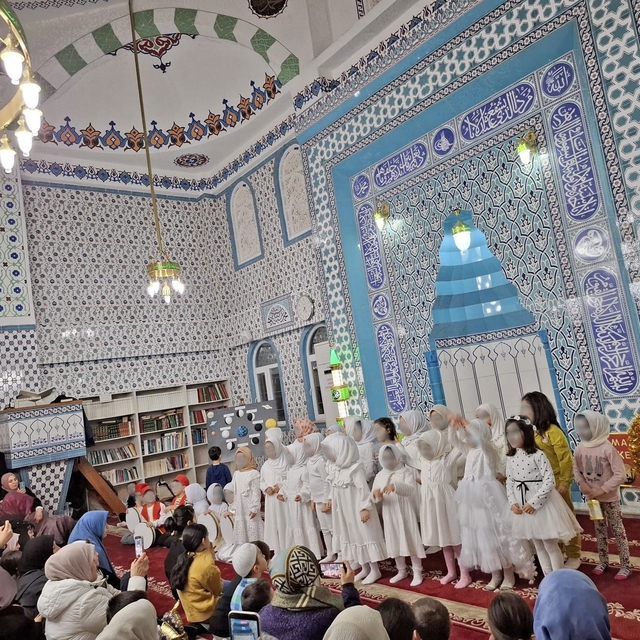 Bursa'da miniklerden "Ramazan, Cami ve Hayat" temalı etkinlik