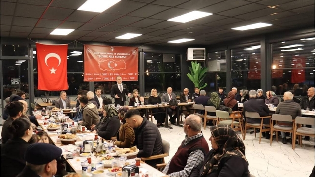 Alaca'da şehit aileleri ve gaziler iftarda buluştu