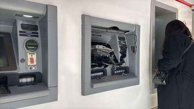 Kastamonu'da ATM'ye balyozla zarar veren kişi gözaltına alındı