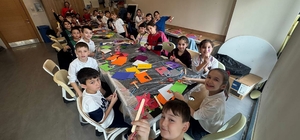 Minik öğrenciler mutfak ve tasarım atölyelerinde deneyim kazandı
