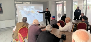 Kars'ta yaşlılara trafik eğitimi verildi