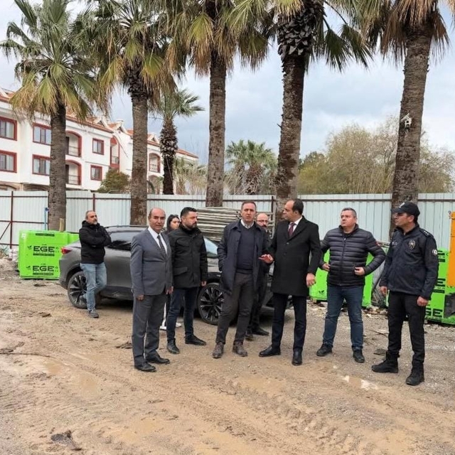 Muğla Vali Yardımcısı Cevheroğlu Datça'da incelemelerde bulundu