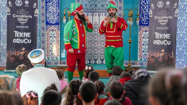 Trabzon'da çocuklar için tekne orucu etkinlikleri düzenlendi