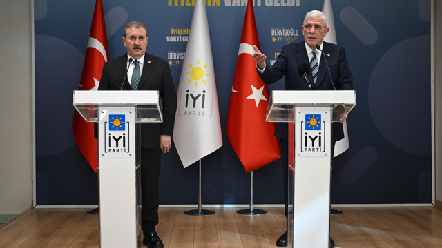 BBP Genel Başkanı Destici, İYİ Parti Genel Başkanı Dervişoğlu'nu ziyaret etti