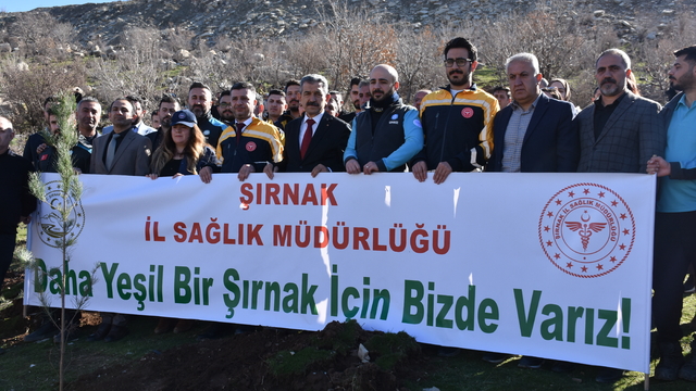 Şırnak'ta "İl Sağlık Müdürlüğü Hatıra Ormanı" oluşturuldu