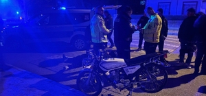 Erzincan'da motosiklet kazası