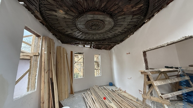 Saraylı'daki tarihi yapının restorasyonunda sona geliniyor