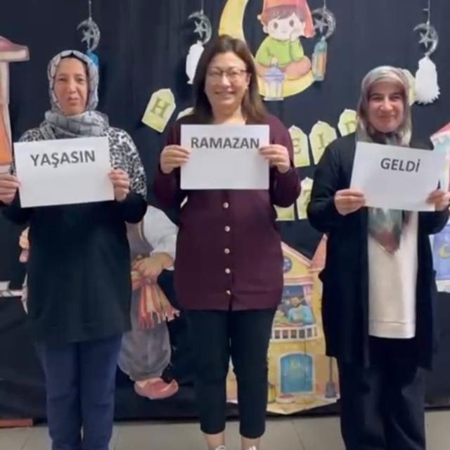 Eğitimcilerden dikkat ceken Ramazan etkinliği