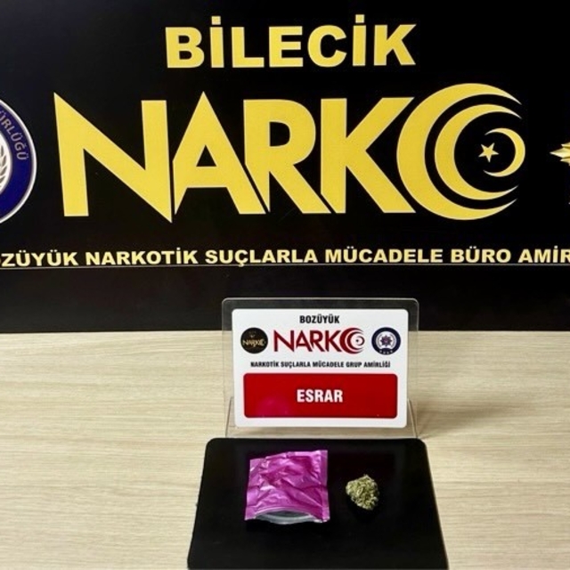 Bilecik'te uyuşturucu operasyonu: 1 gözaltı