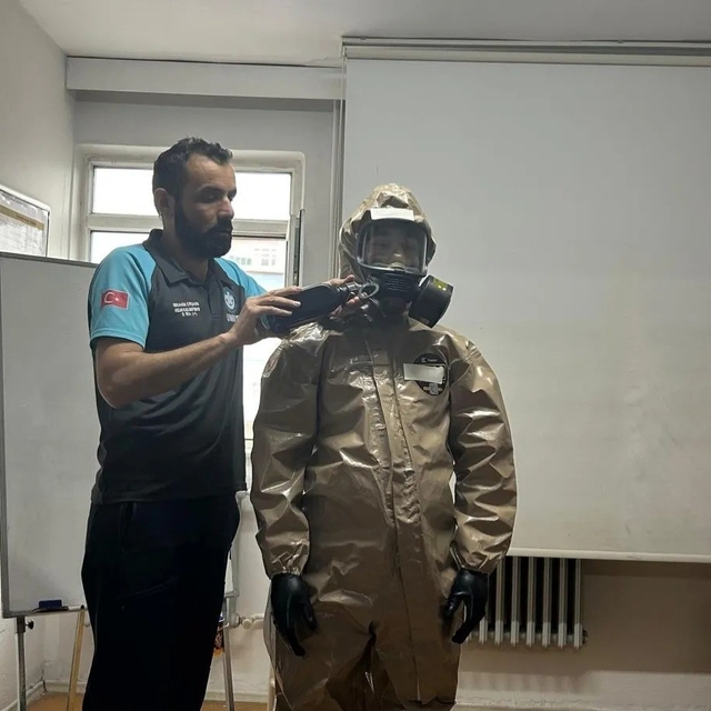 Sinop'ta sağlıkçılara KBRN farkındalık eğitimi