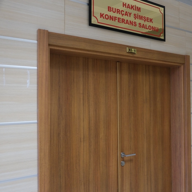 Hayatını kaybeden hakim Burçay Şimşek'in adı Kırklareli Adliyesinde yaşatıl...