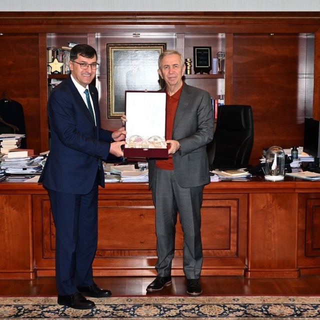 Başkan Kahveci, Mansur Yavaş ile ortak yatırım alanlarını ele aldı