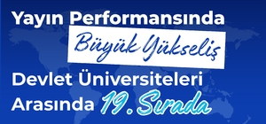 BEUN'dan bilimsel yayın performansında büyük yükseliş