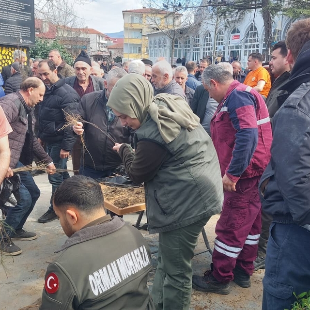 Dağıtılan 2 bin meyve fidesi toprakta hayat bulacak