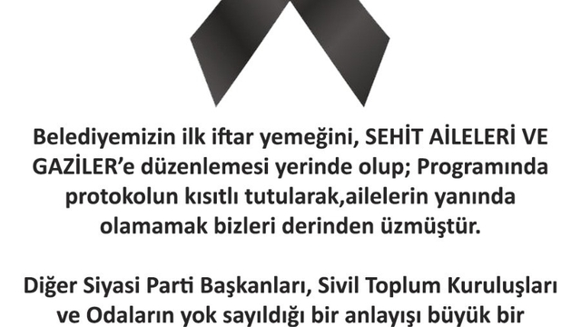 Siyasi parti başkanlarından Adem Şengül'e 'protokol' tepkisi