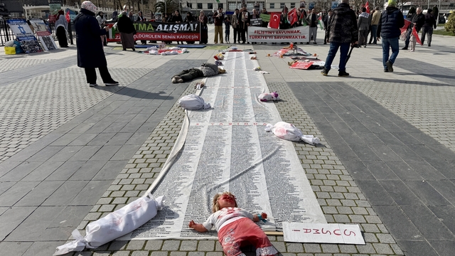 Sakarya'da Gazze'ye destek için basın açıklaması yapıldı