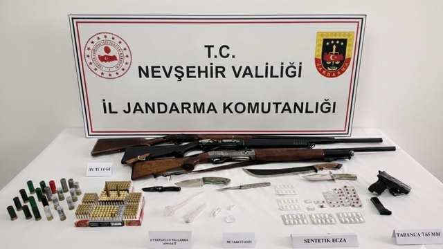 Nevşehir'de uyuşturucu operasyonunda 4 şüpheli tutuklandı