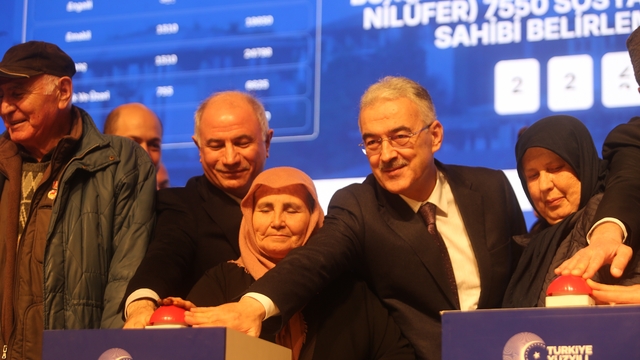 Bursa'da 17 bin 225 TOKİ konutunun hak sahipleri belirleniyor