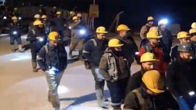 Kınık'ta maden işçileri eylemde