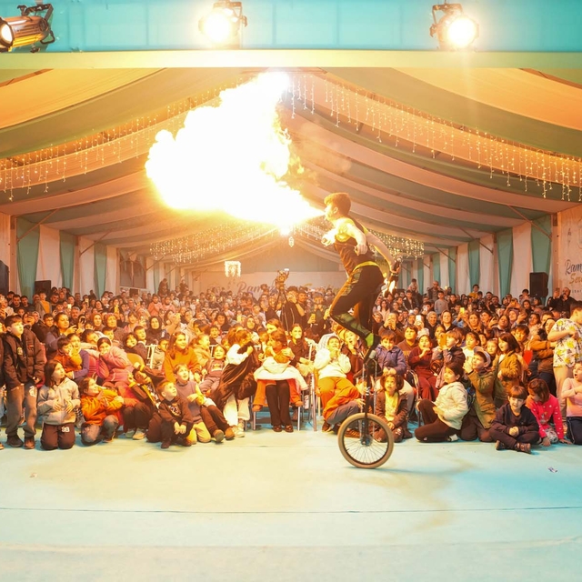 Samsun'da "Cambaz" gösterisi ilgi gördü