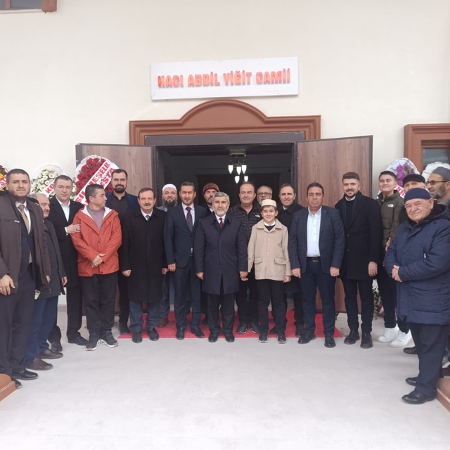 Eskişehir'de Hacı Abdil Yiğit Camii dualarla hizmete açıldı