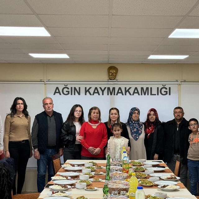 Ağın'da şehit aileleri iftar programında buluştu