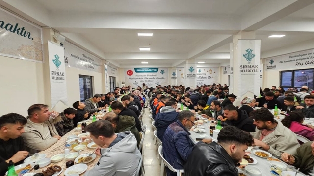 Şırnak'ta gönüller aynı sofrada buluştu