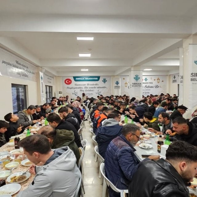 Şırnak'ta gönüller aynı sofrada buluştu