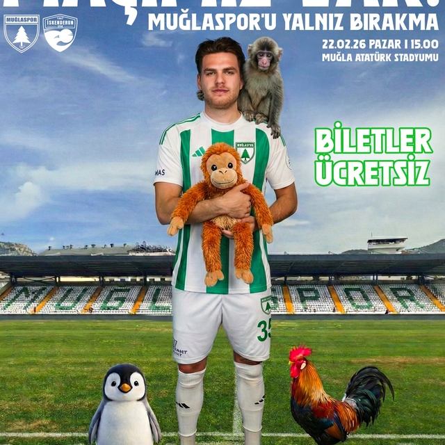 Muğlaspor'dan yapay zekayla maç daveti