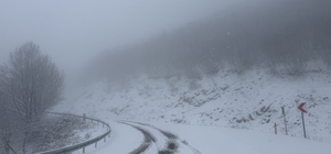 Tekirdağ'da yüksek kesimlerde sis etkili oldu