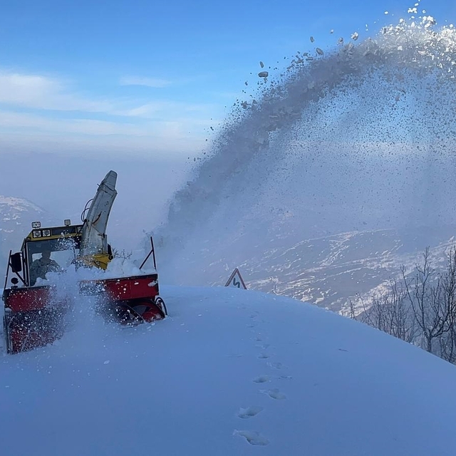 Muş'ta kar ve tipi nedeniyle ulaşıma kapanan yollar açıldı