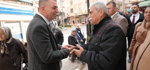 Başkan Şimşek esnafın sorunlarını dinledi