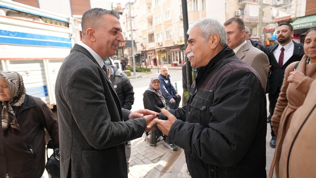 Başkan Şimşek esnafın sorunlarını dinledi