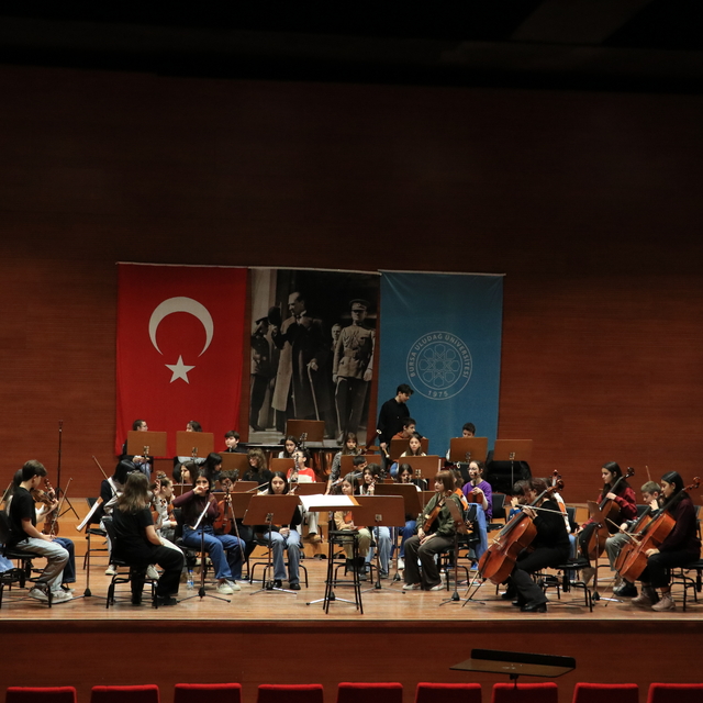 "Bursa Çocuk Senfoni Orkestrası" ilk provasını yaptı