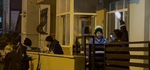 Kombiden çıkan yangın paniğe neden oldu