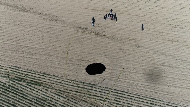 Aksaray'da korkutan obruk tehlikesi: 9'u büyük 86 obruk var