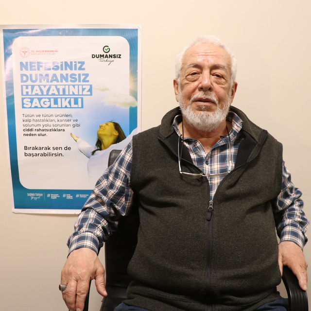 Yarım asırdır içtikleri sigaradan Sağlıklı Hayat Merkezinin desteğiyle kurt...