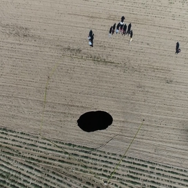 Aksaray'da korkutan obruk tehlikesi: 9'u büyük 86 obruk var