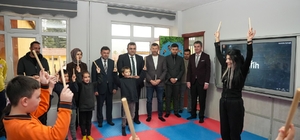 Öğrenciler modern mini spor salonuna kavuştu