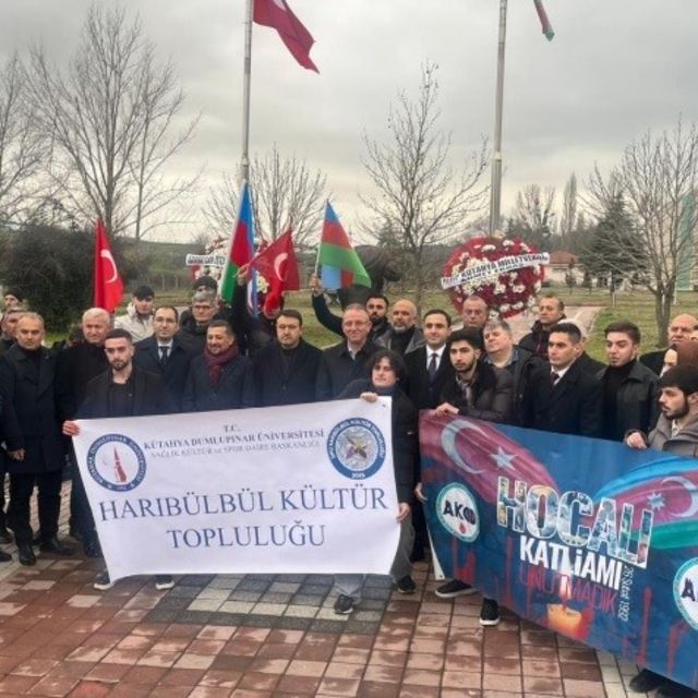 Hocalı şehitleri için Tunçbilek'te anma programı