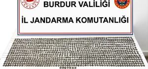 Burdur'da tarihi eser operasyonunda bin 105 sikke ele geçirildi