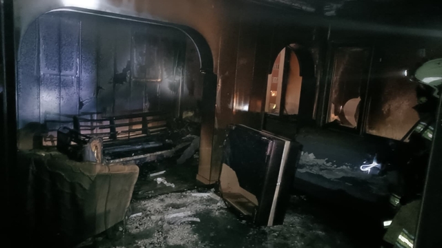 Elektrikli soba evi küle çevirdi